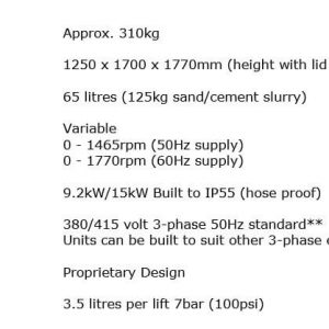 GRC125_Combination_Mixer_TD_Specs