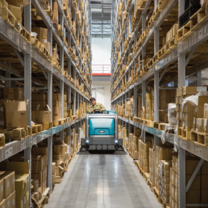 M17 Battery-Powered Rider Sweeper-Scrubber