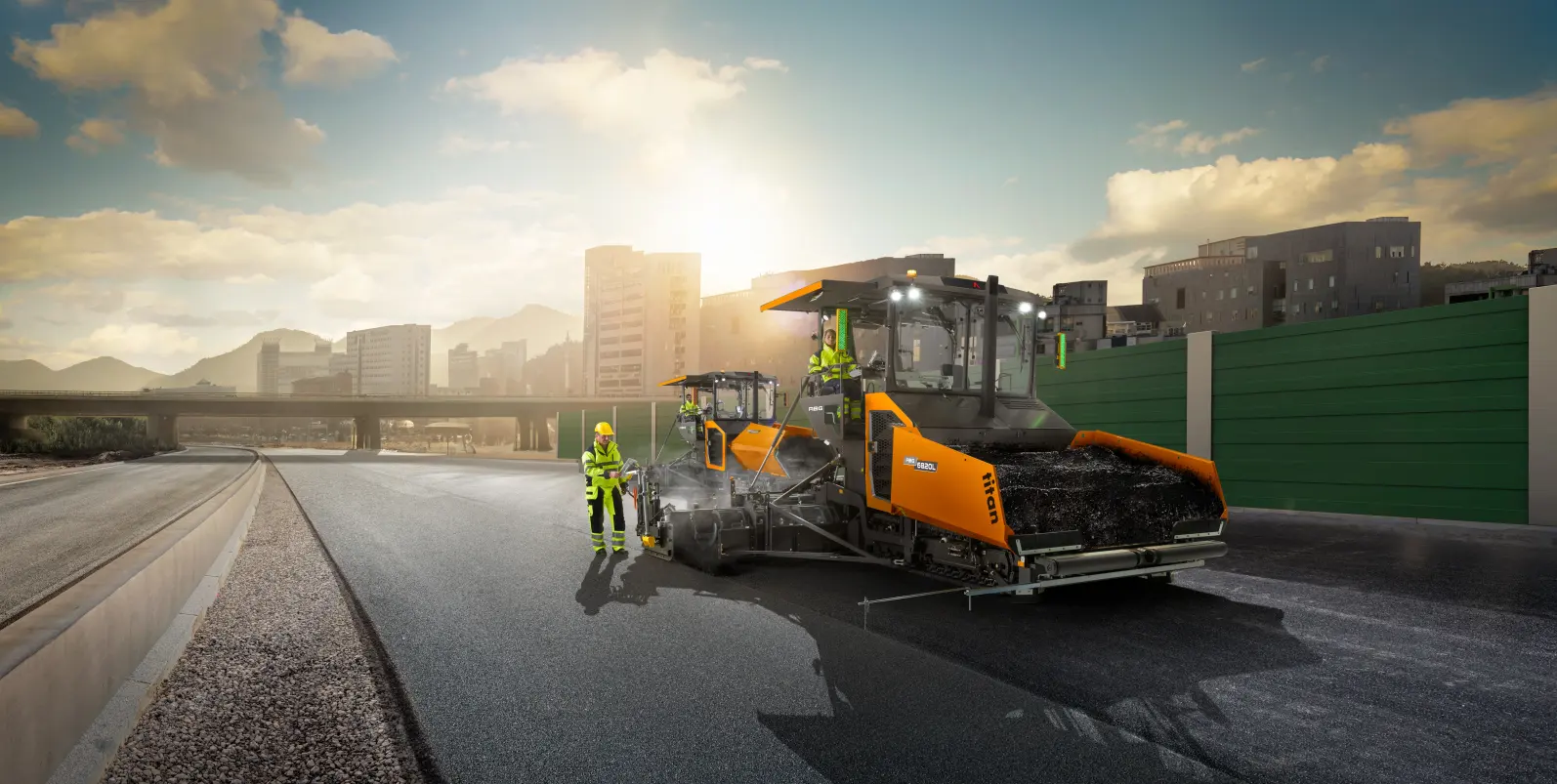 Ammann Asphalt Pavers