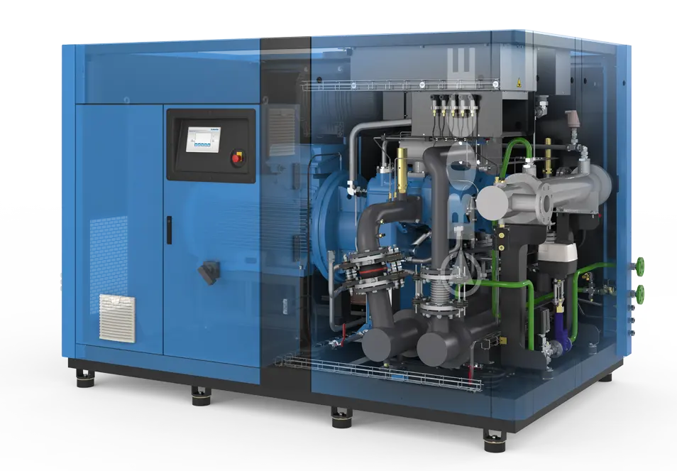 BOGE Screw Compressors - Oil free (SO): Effective Sound Insulation