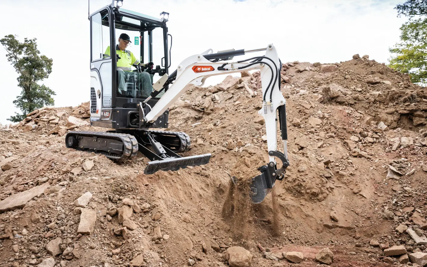 Bobcat E20z: Zero Tail Swing