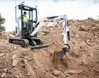 Bobcat E20z: Zero Tail Swing