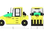 Ammann AP 240 with vibratory roller