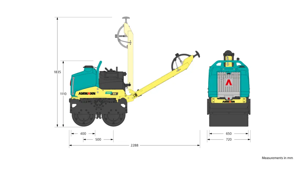Ammann ARW 65 – view 3