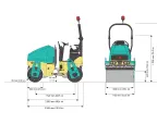Ammann ARX 23-2 with vibratory roller – view 2
