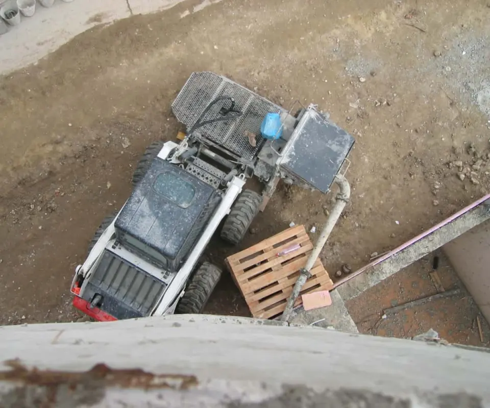 Bobcat Concrete Pump: Surface and Utility Protection