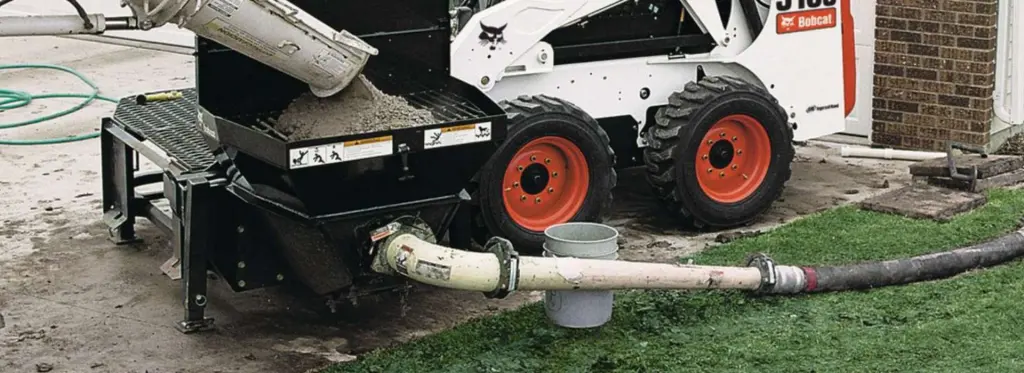 Bobcat Concrete Pump – Attachments