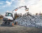 Bobcat E57W for demolition