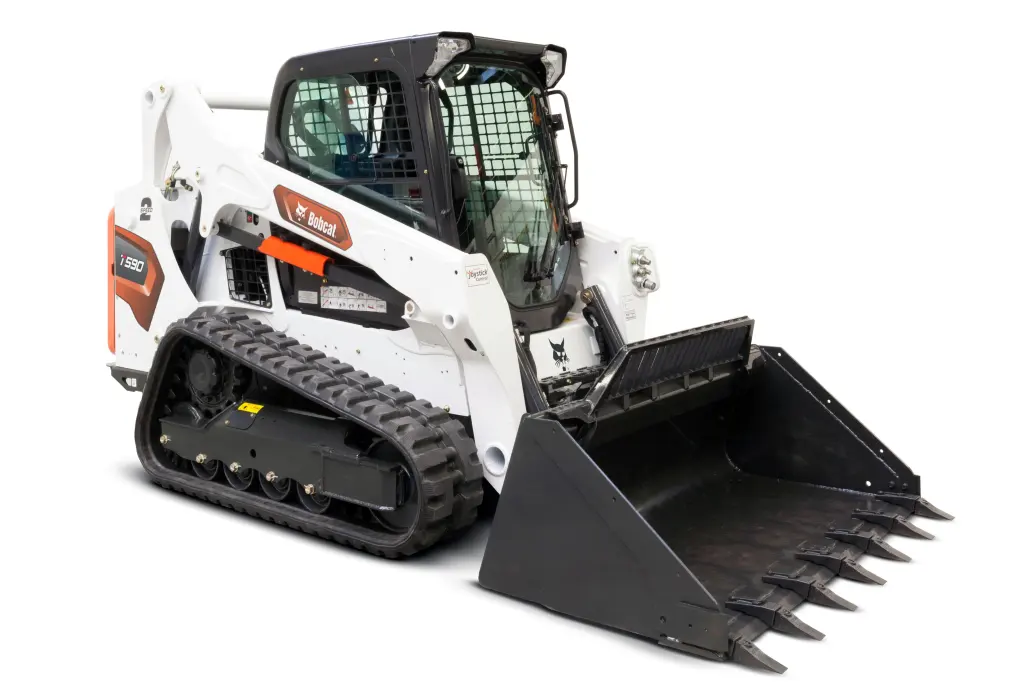 Bobcat T590 with bucket – studio view