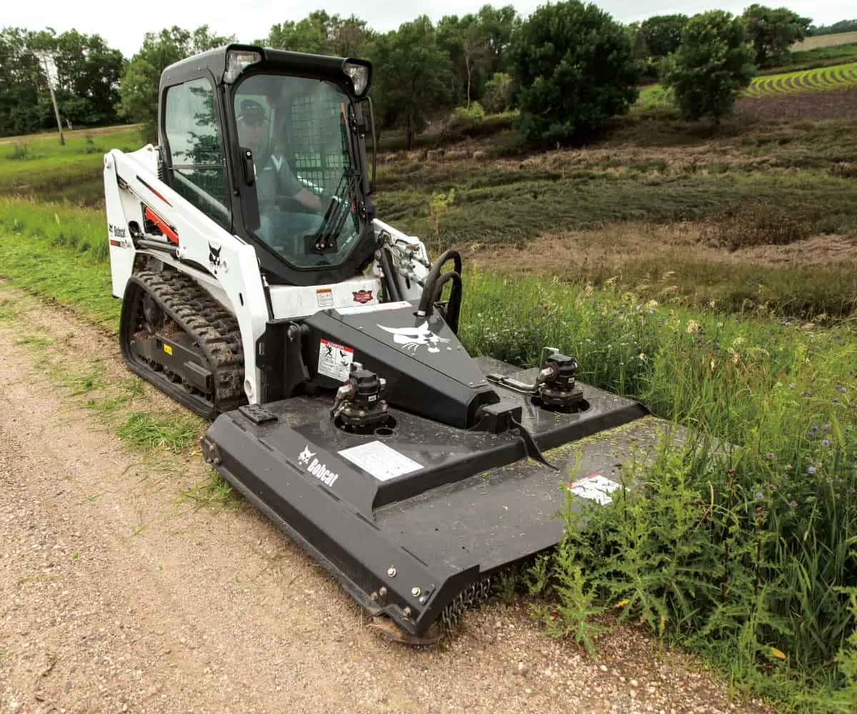 Bobcat Mower: Anti-Scalping Wheel