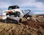 Bobcat Trencher: Hydraulic Side Shift