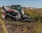 Bobcat T86 with brush cutter