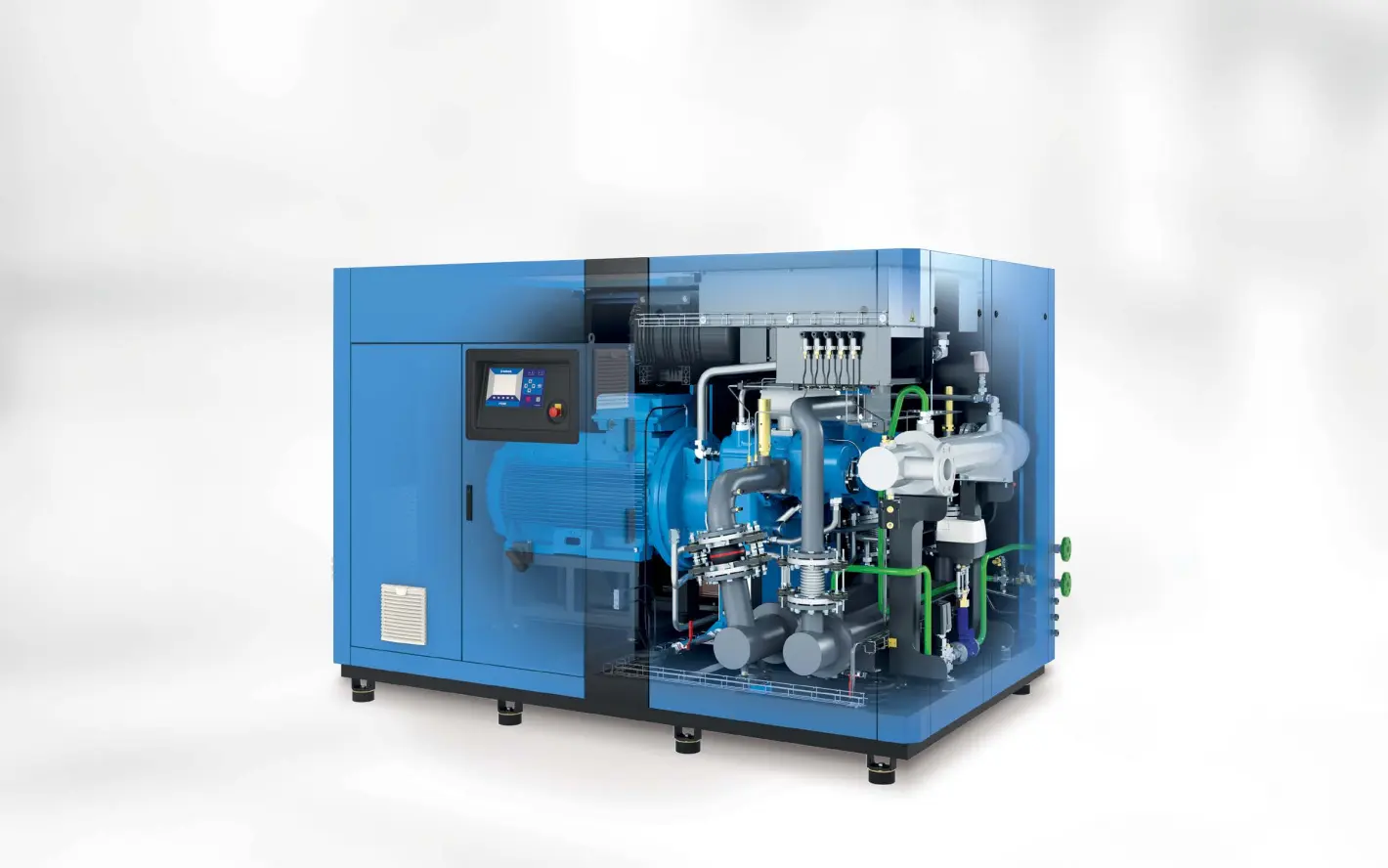 BOGE Screw compressor - Oil free (SO-3): Advanced Vibration Decoupling