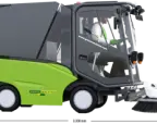 Green Machines GM500Ze with sweeper – view 4