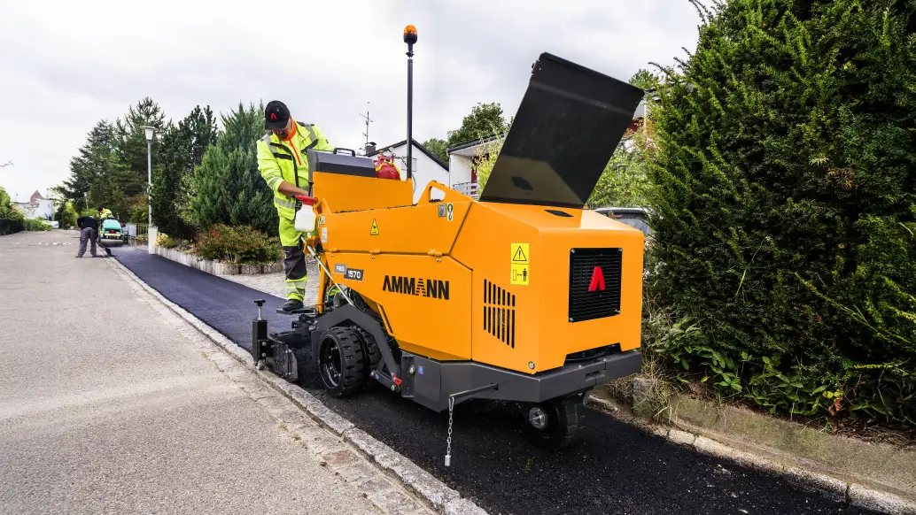Ammann ABG 1570: Optimized Material Flow
