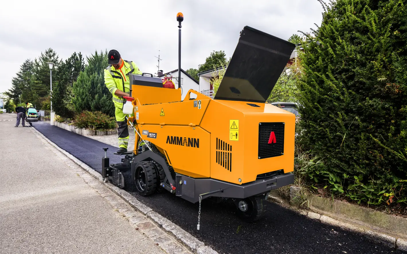 Ammann ABG 1570: Optimized Material Flow