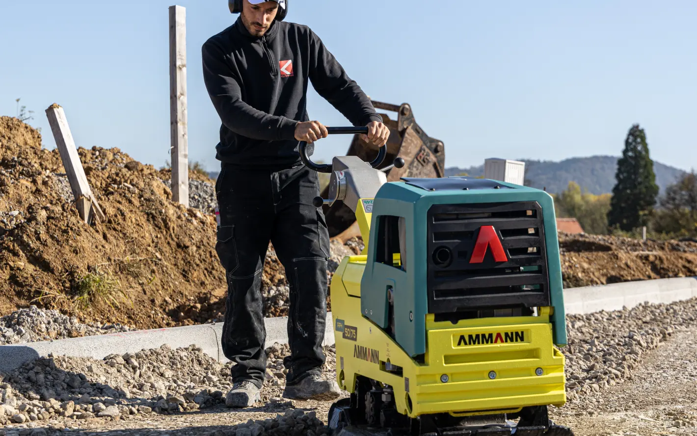 Ammann APH 50/75: Low-Vibration Guide Handle