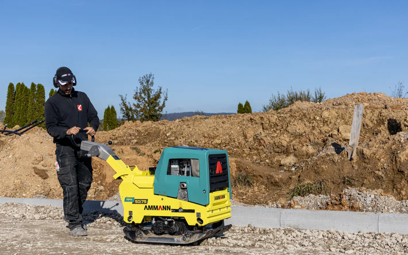 Ammann APH 50/75: Fully Hydraulic Drive