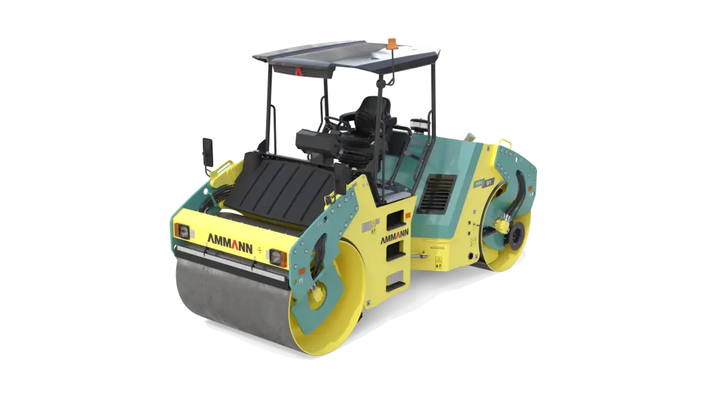 Ammann ARX 91 with vibratory roller – view 2