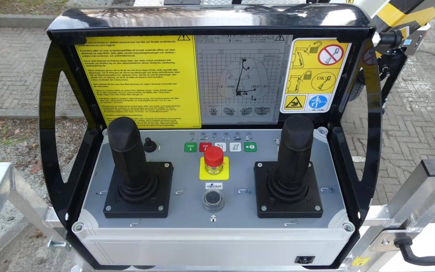 GSR E148T: Hydraulic Control Levers