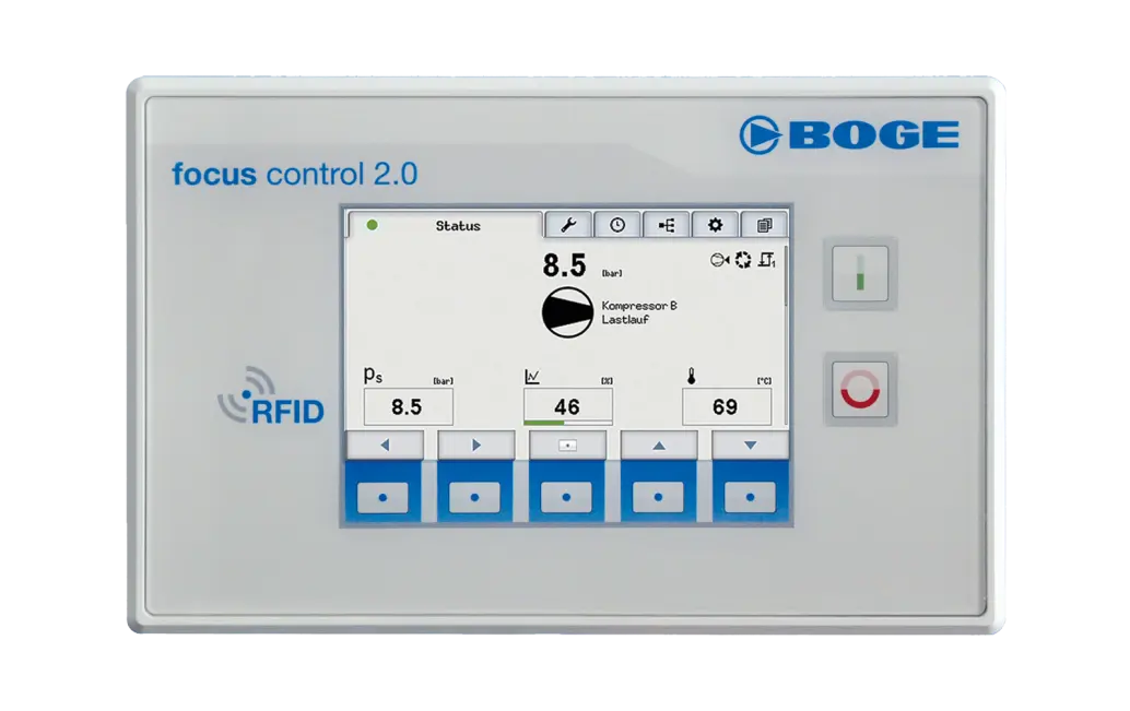 BOGE Screw Compressors - Oil Lubricated (S-3): Advanced Control Systems