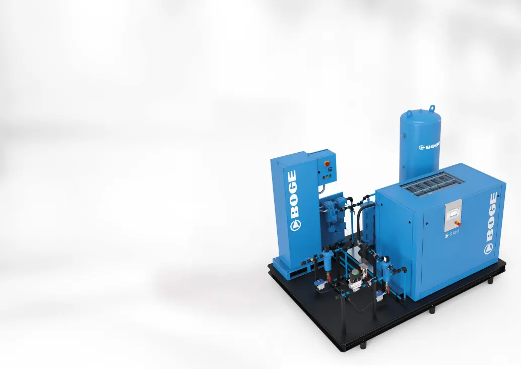 BOGE Screw Compressors - Oil Lubricated (C-2): Integrated Dryer