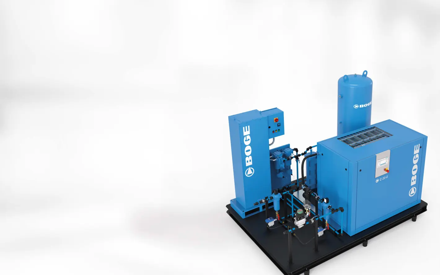 BOGE Screw Compressors - Oil Lubricated (C-2): Integrated Dryer