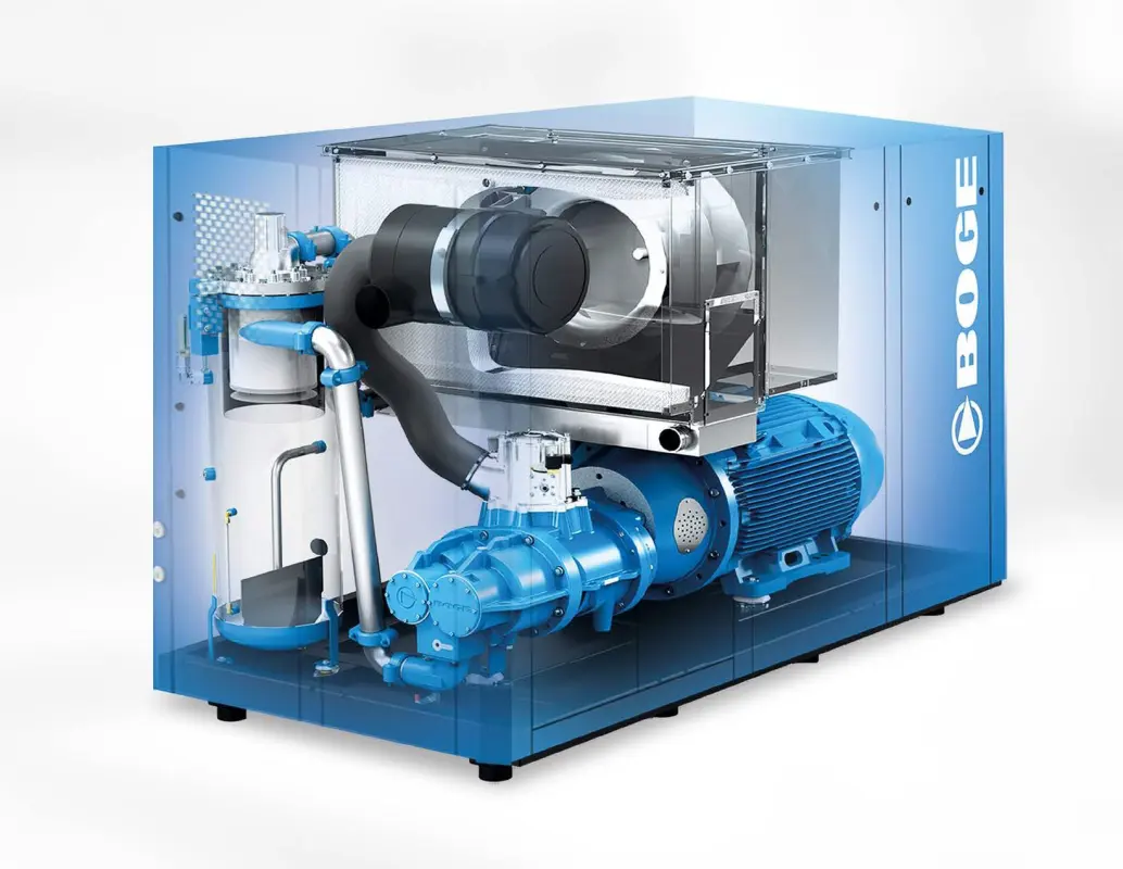 BOGE Screw Compressors - Oil Lubricated (S-4): Systematic Heat Recovery