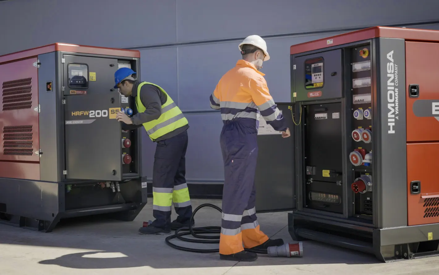 Himoinsa EHR - Battery Power Generator: Connectivity and Accessibility