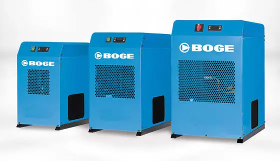 BOGE Refrigerant Dryers overview