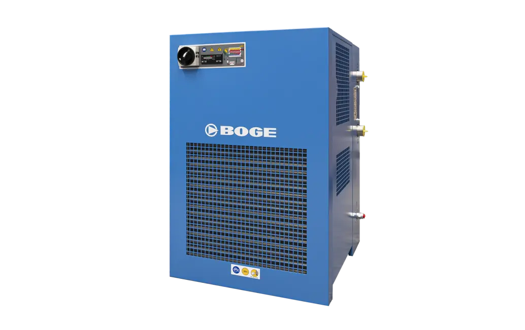 BOGE Refrigerant Dryers: All-in-One Aluminium Heat Exchanger
