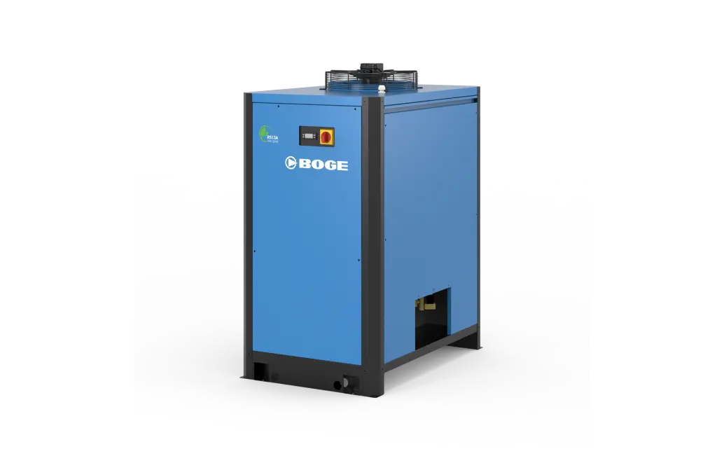 BOGE Refrigerant Dryers: Hermetically Sealed Cooling Compressor