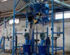 Power Sprays Compact Batching Plant: Automated Conveyors