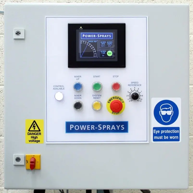 Power Sprays GRC 125 w/ Tilting Drum: Variable Speed Control