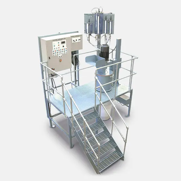 Power Sprays GRC 125S Platform Mixer: Variable Speed Mixing