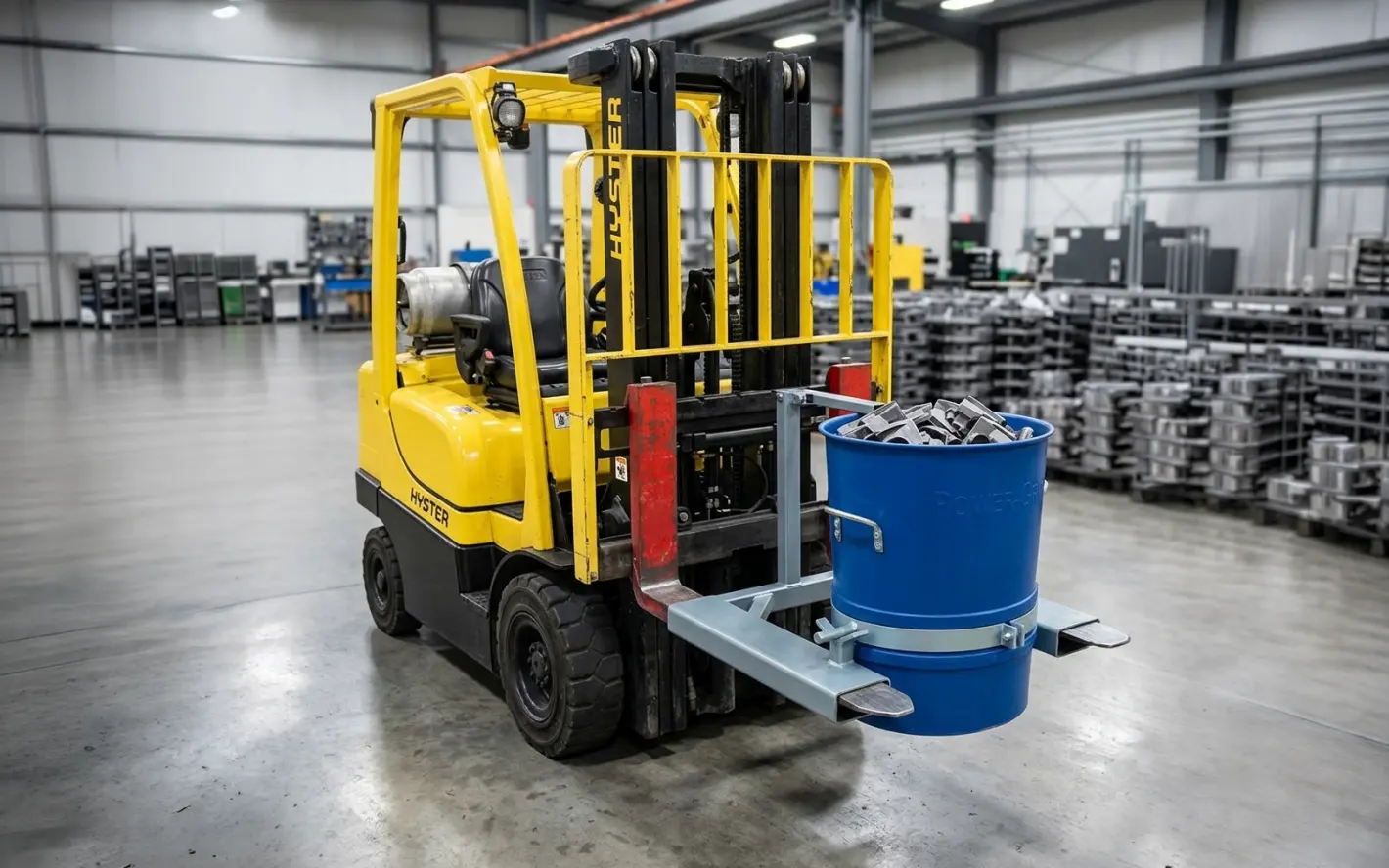 Power Sprays Fork Lift Mounted Bucket Lifter: Forklift and Crane Mounted
