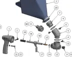 Power Sprays MK3 Powertex Facing Coat Sprayer: Rotatable Elbow Adapter