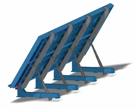 Maxtruder Tilting Tables: Modular Bar Type Formwork