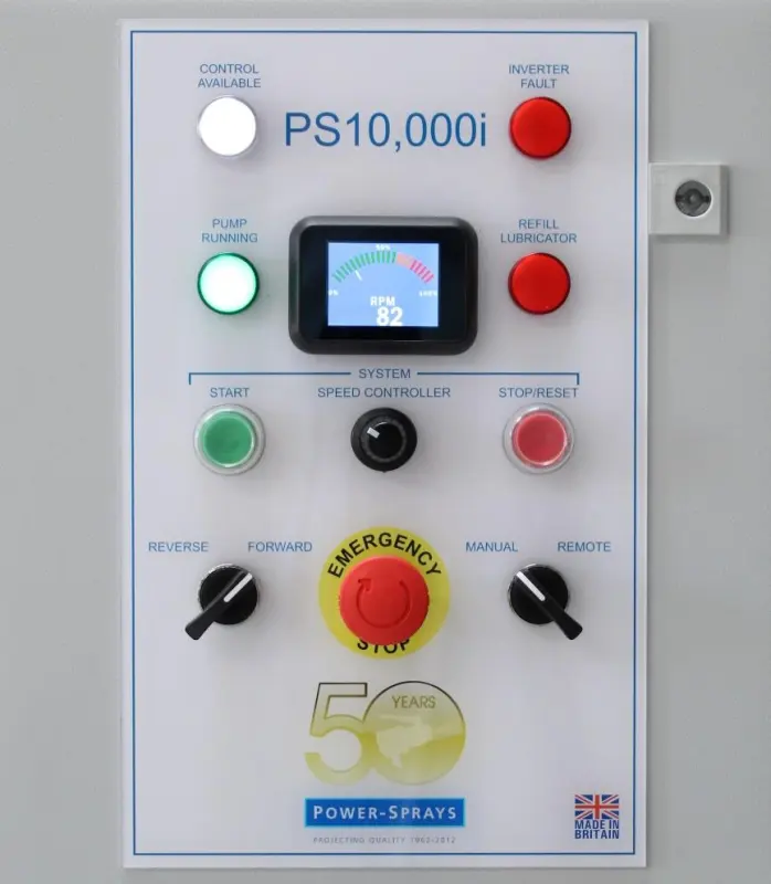 Power Sprays PS10000I: Advanced Control Panels