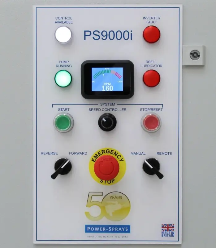 Power Sprays PS9000I: Advanced Control Panel