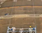 Sky Climber Light weight stage: Enhanced Safety
