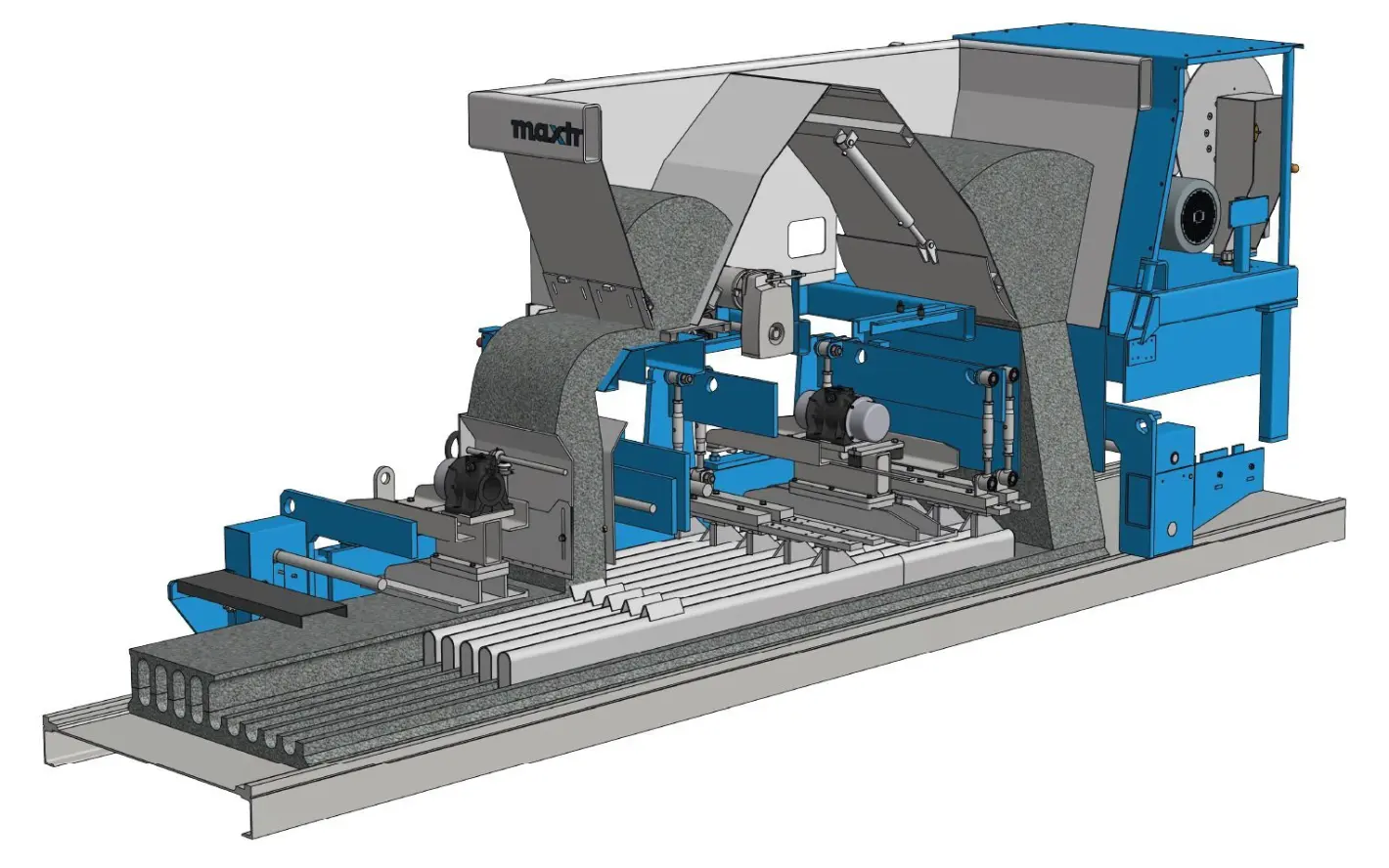 Maxtruder Maxcaster: Efficient Compaction