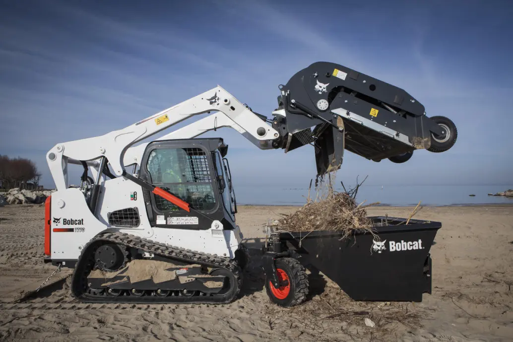 Bobcat Sand Cleaner: Easy Debris Discharge
